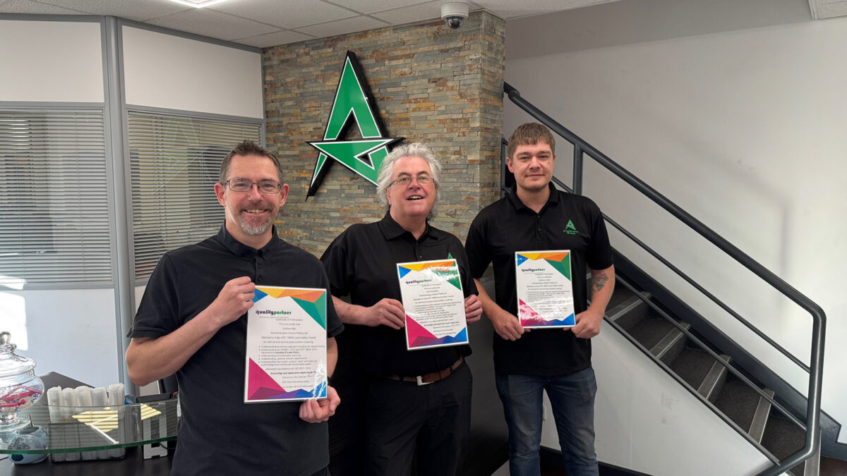 Cameron Jones, Neil Donaldson and Andy Ball