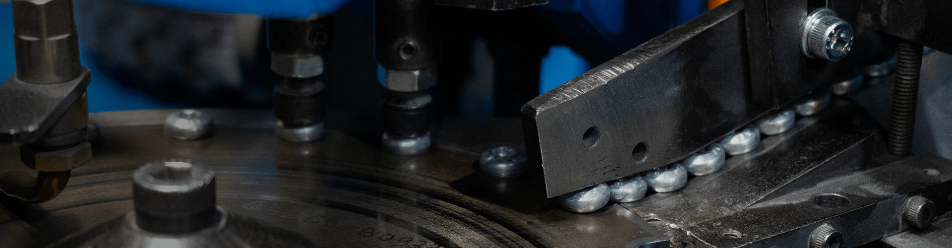 optical sorting machine in action