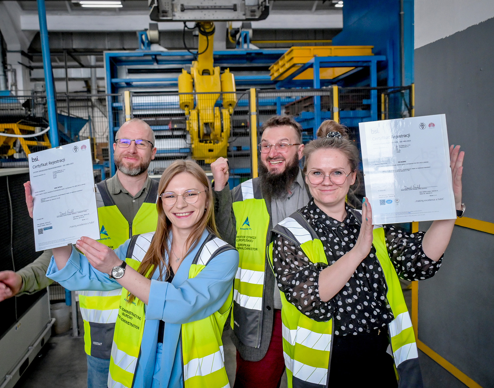 Anocote Polska celebrates certification success